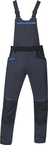 Ogrodniczki Ardon 4Xstretch® ciemno szare