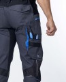 Ogrodniczki Ardon 4Xstretch® ciemno szare