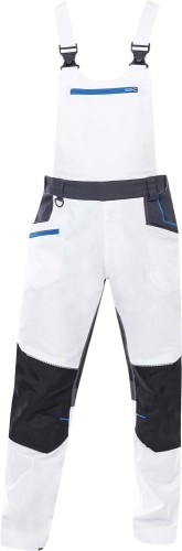 Ogrodniczki Ardon 4Xstretch® białe