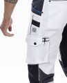 Ogrodniczki Ardon 4Xstretch® białe