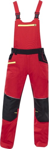 Ogrodniczki Ardon 4Xstretch® czerwone
