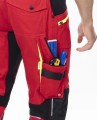 Ogrodniczki Ardon 4Xstretch® czerwone