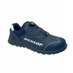 Buty robocze półbuty S3 ESD zapięcie boa spin Matt Line Dunlop niebieskie