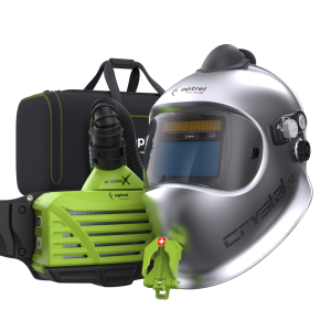 Przyłbica Automatyczna OPTREL crystal 2.0 + nawiew e3000X PAPR