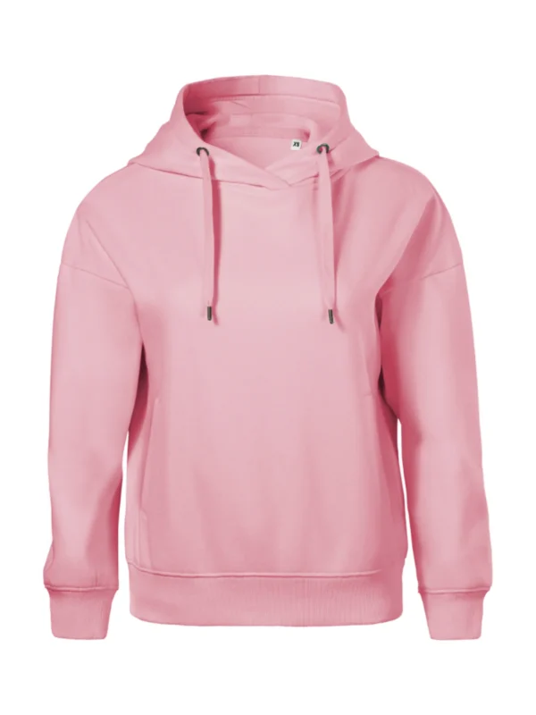 Bluza damska z kapturem Moon Malfini różowa