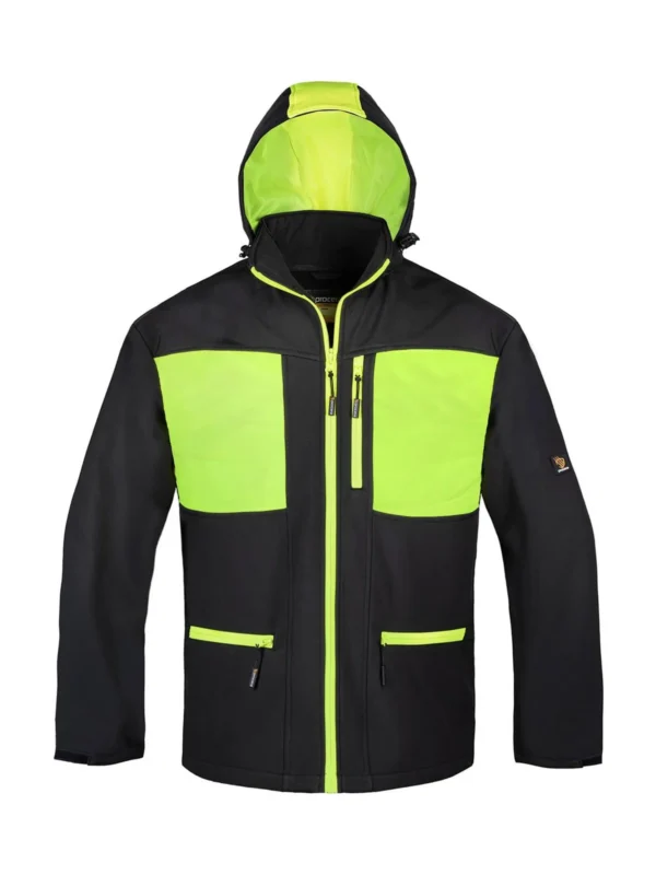 Kurtka robocza softshell Sonic czarno/zielony Procera