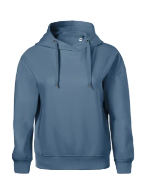 Bluza damska z kapturem Moon Malfini denim