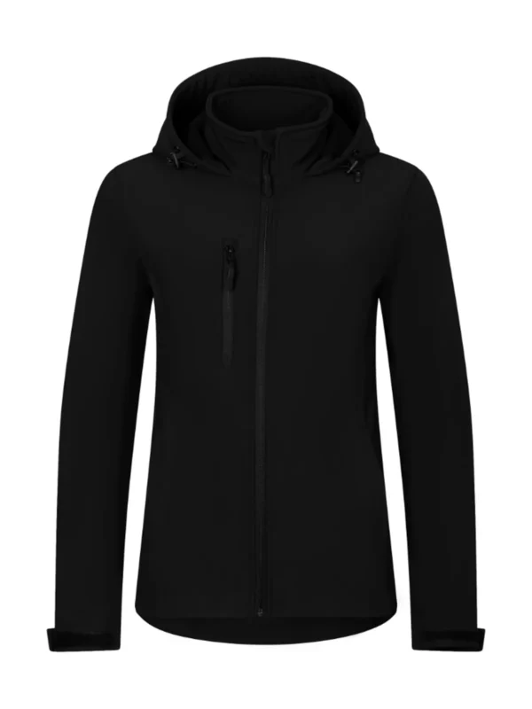 Kurtka robocza damska softshell 4-Way Stretch Malfini Trail ebony gray