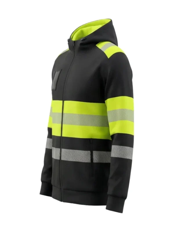Bluza robocza ostrzegawcza Delaver Hi-Vis żółto/czarna BoSafety