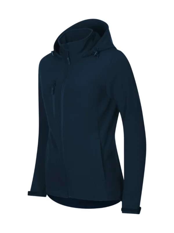 Kurtka robocza damska softshell 4-Way Stretch Malfini Trail granatowa