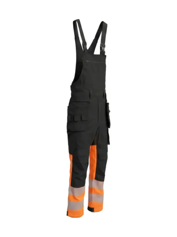 Ogrodniczki robocze elastyczne Combo Plus czarno/pomarańczowe BoSafety