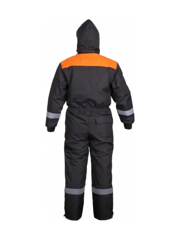 Kombinezon roboczy ocieplany czarno/pomarańczowy BoSafety