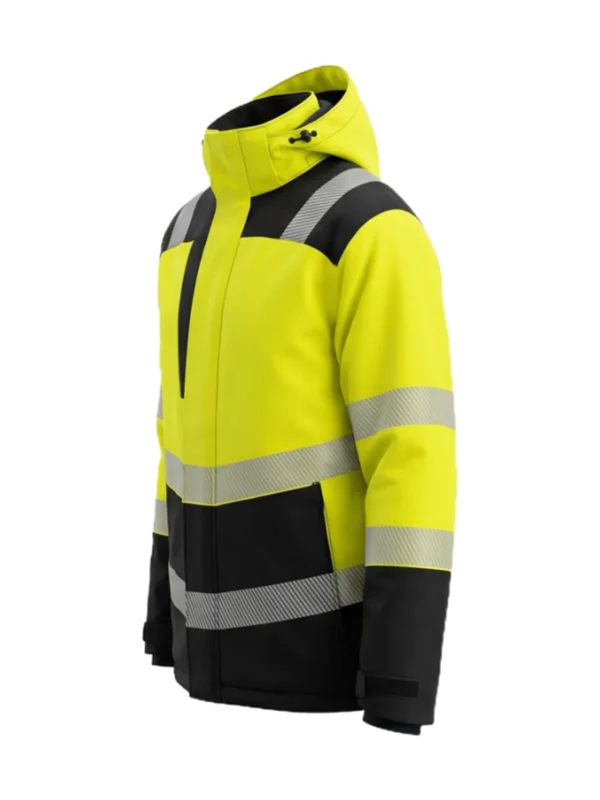 Kurtka robocza zimowa ostrzegawcza Lima Hi-Vis żółta BoSafety