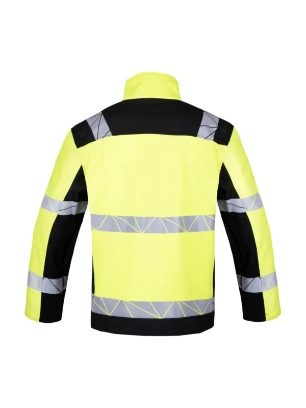Kurtka robocza softshell ostrzegawcza Vector żółta Procera