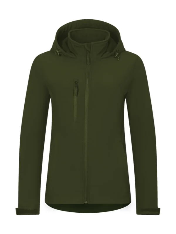 Kurtka robocza damska softshell 4-Way Stretch Malfini Trail military