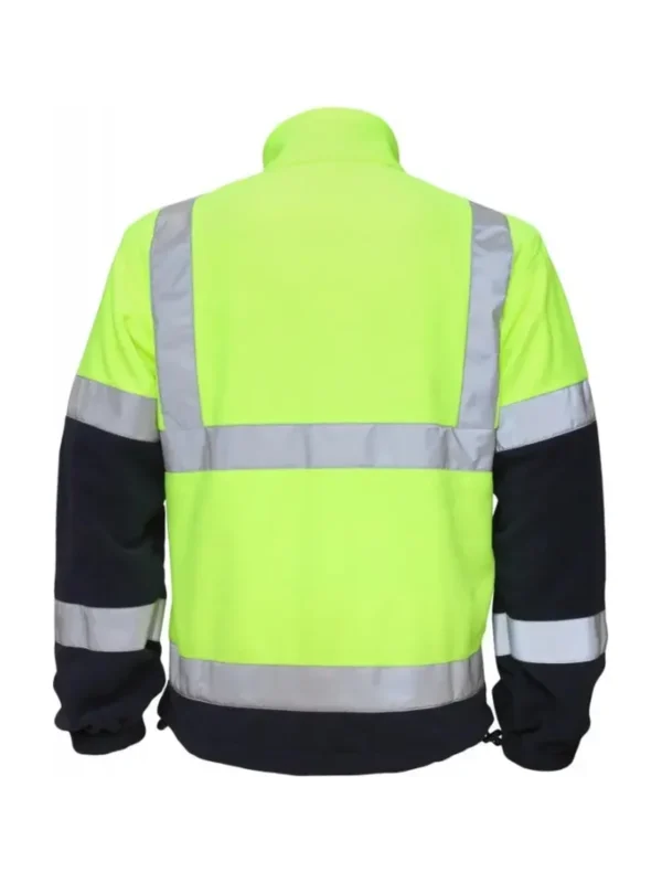 Polar roboczy ostrzegawczy żółty/granatowy Fleece Hi-Vis BoSafety