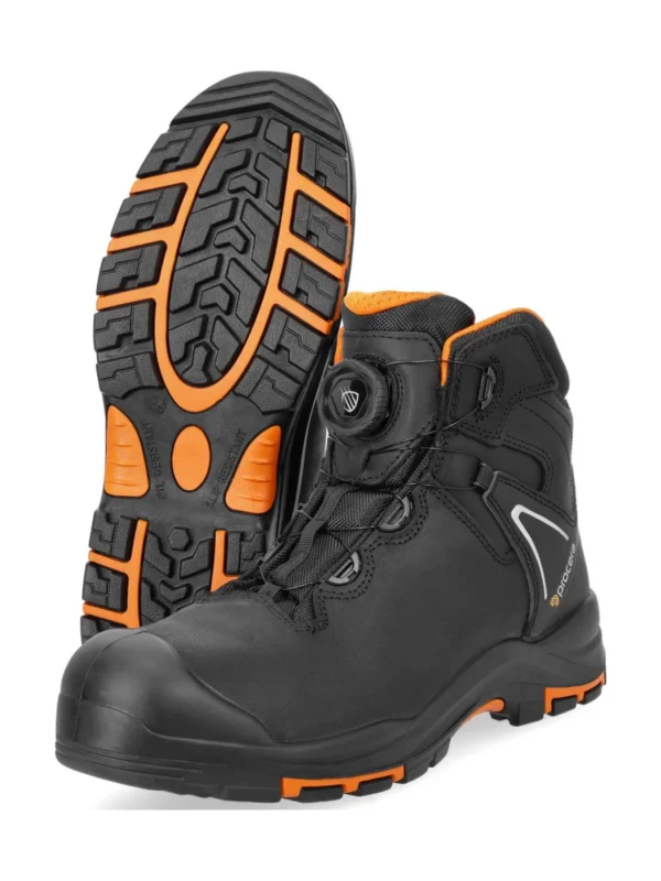 Buty robocze trzewiki Centaur Black Spin S3L SR HRO Procera