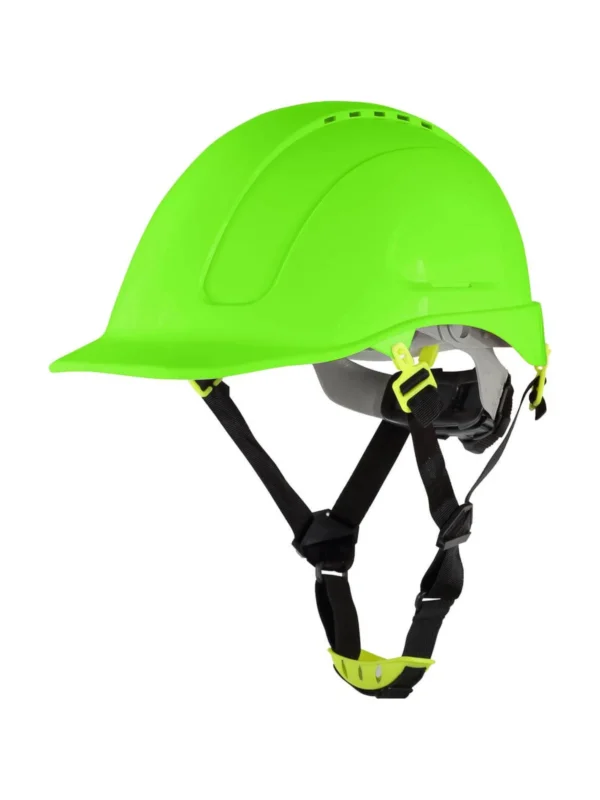 Kask hełm ochronny przemysłowy Morion neonowy zielony
