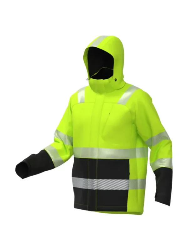 Kurtka robocza ocieplana ostrzegawcza Lima Fit Hi-Vis żółta BoSafety