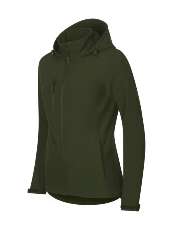 Kurtka robocza damska softshell 4-Way Stretch Malfini Trail military