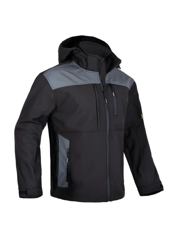 Kurtka robocza softshell Voyager czarno/szara Procera