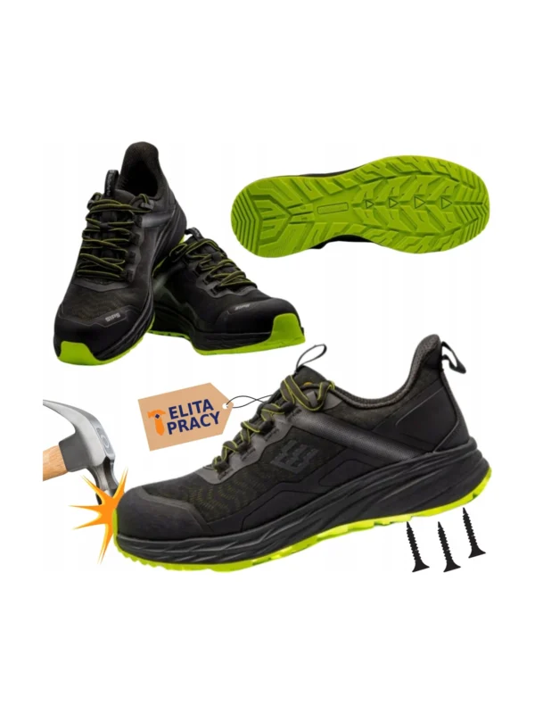 Buty robocze półbuty Elato S1 ESD BoSafety czarne