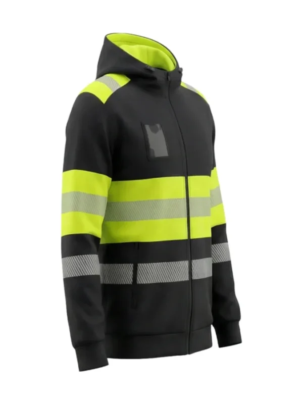 Bluza robocza ostrzegawcza Delaver Hi-Vis żółto/czarna BoSafety
