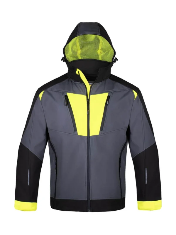Kurtka robocza softshell Navigator czarno/szaro/żółta Procera