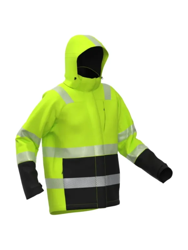 Kurtka robocza ocieplana ostrzegawcza Lima Fit Hi-Vis żółta BoSafety