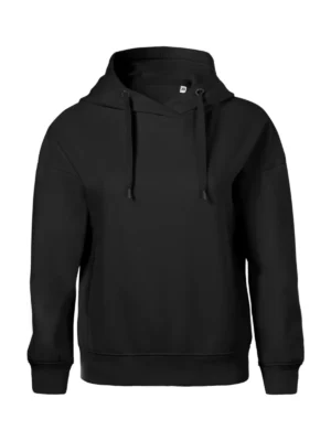 Bluza damska z kapturem Moon Malfini czarna