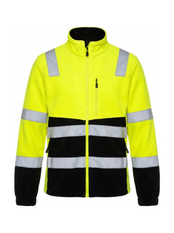 Polar roboczy ostrzegawczy żółty Fleece Fit Hi-Vis BoSafety