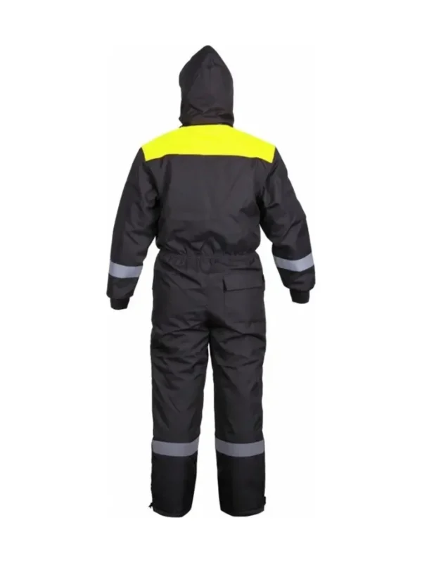 Kombinezon roboczy ocieplany czarno/żółty BoSafety