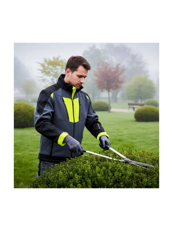 Kurtka robocza softshell Navigator czarno/szaro/żółta Procera