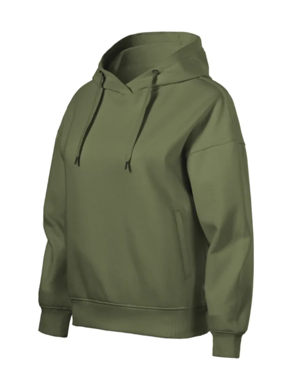 Bluza damska z kapturem Moon Malfini khaki