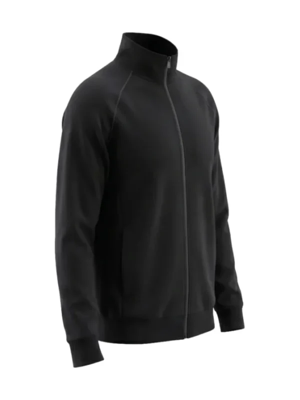 Bluza z kołnierzem czarna Fenix BoSafety