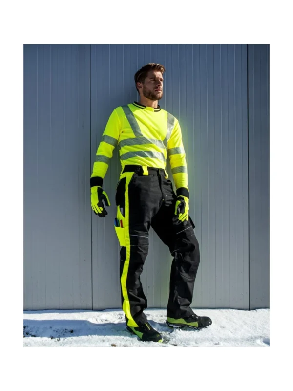 Spodnie robocze ocieplane ARDON® NEON czarno-żółty