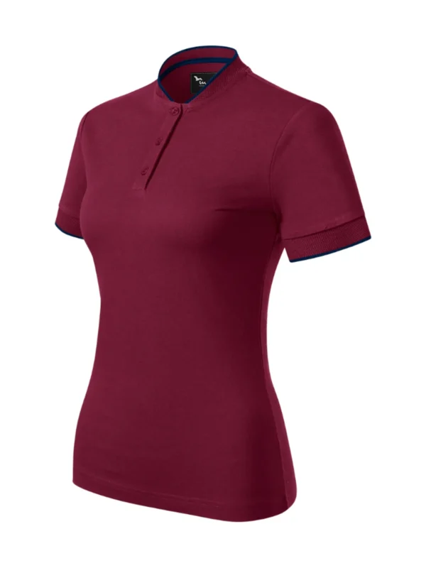 Damska koszulka polo bawełniana Diamond Malfini garnet