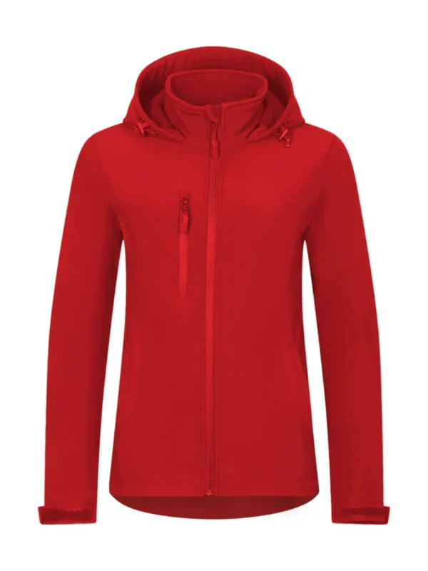 Kurtka robocza damska softshell 4-Way Stretch Malfini Trail czerwona