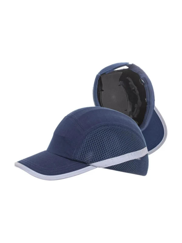 Czapka ochronna BumpCap granatowa z siatką czapko-kask Procera