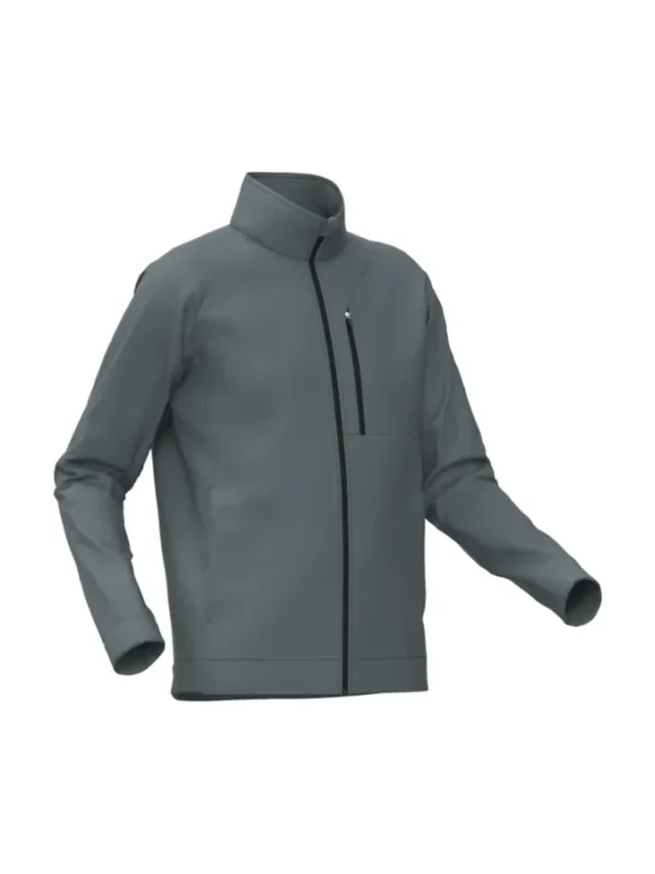 Bluza z kołnierzem Active Pro szara BoSafety