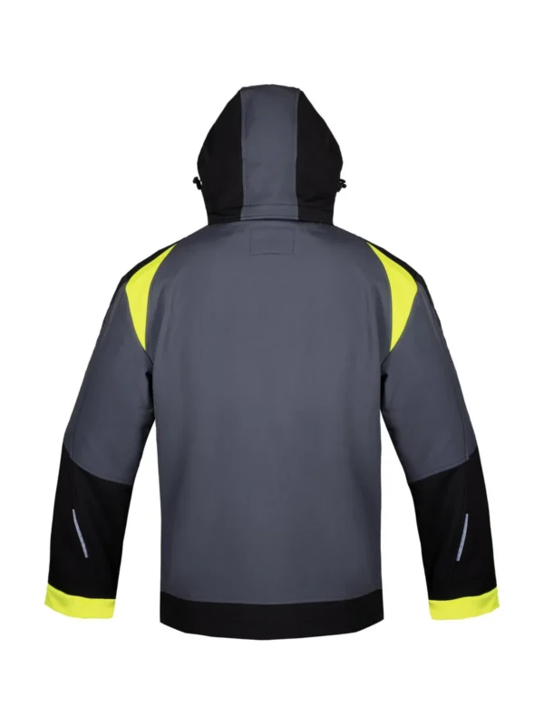 Kurtka robocza softshell Navigator czarno/szaro/żółta Procera