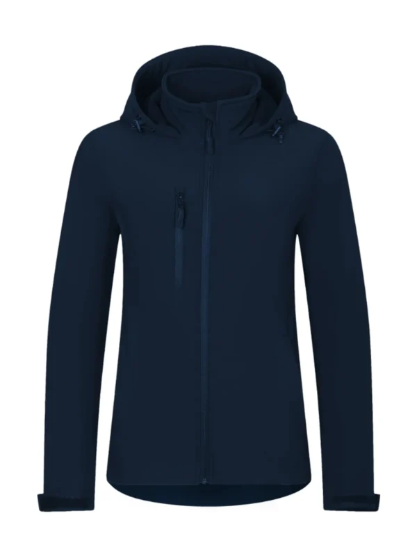 Kurtka robocza damska softshell 4-Way Stretch Malfini Trail granatowa
