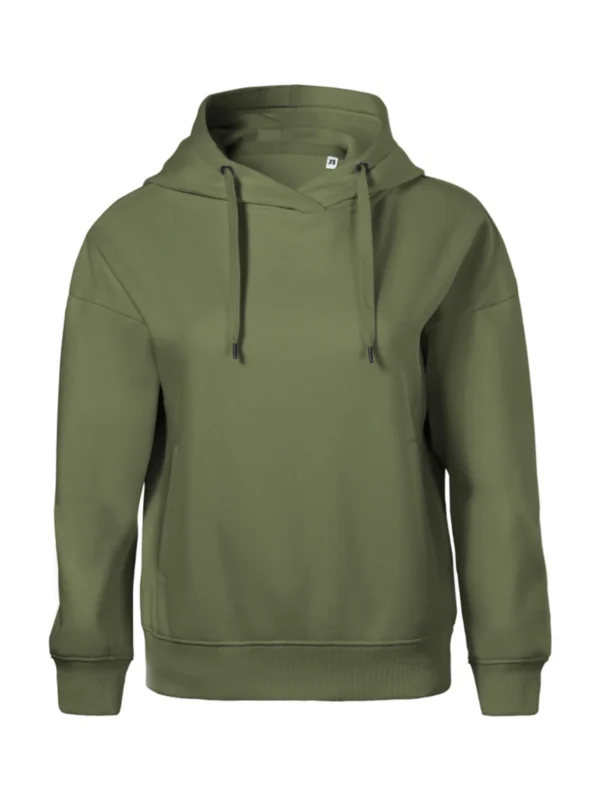 Bluza damska z kapturem Moon Malfini khaki