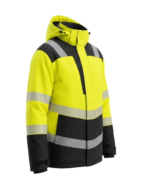 Kurtka robocza zimowa ostrzegawcza Lima Hi-Vis żółta BoSafety