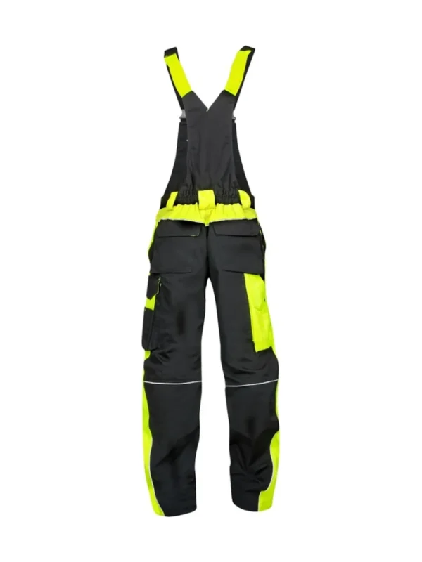 Spodnie ogrodniczki ARDON® NEON czarno-żółty