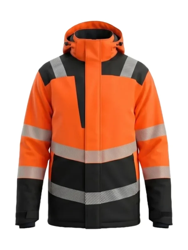 Kurtka robocza zimowa ostrzegawcza Lima Hi-Vis pomarańczowa BoSafety
