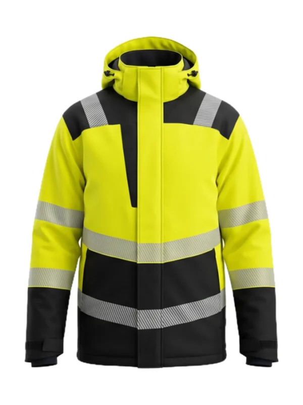 Kurtka robocza zimowa ostrzegawcza Lima Hi-Vis żółta BoSafety