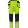 Spodnie robocze ostrzegawcze elastyczne Tension Pro Hi-Vis żółte BoSafety