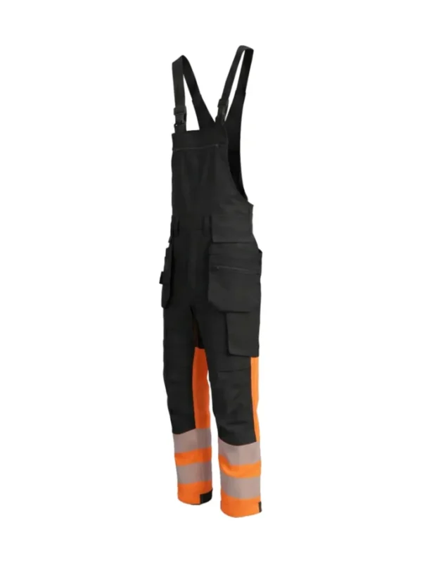 Ogrodniczki robocze elastyczne Combo Plus czarno/pomarańczowe BoSafety