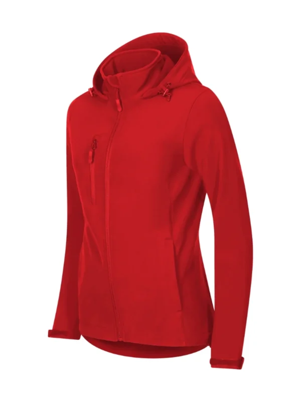 Kurtka robocza damska softshell 4-Way Stretch Malfini Trail czerwona